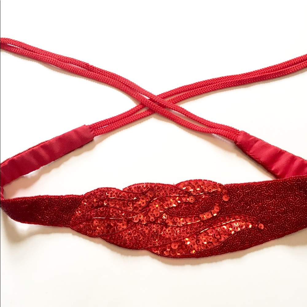 Christian Dior Ceintures vintage belt sequin bead